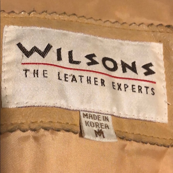 Used leather coat by Wilson’s size M - Picture 7 of 8